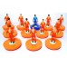 Subbuteo Andrew Table Soccer Avellino 2015-16 away on Classic Hasbro Bases